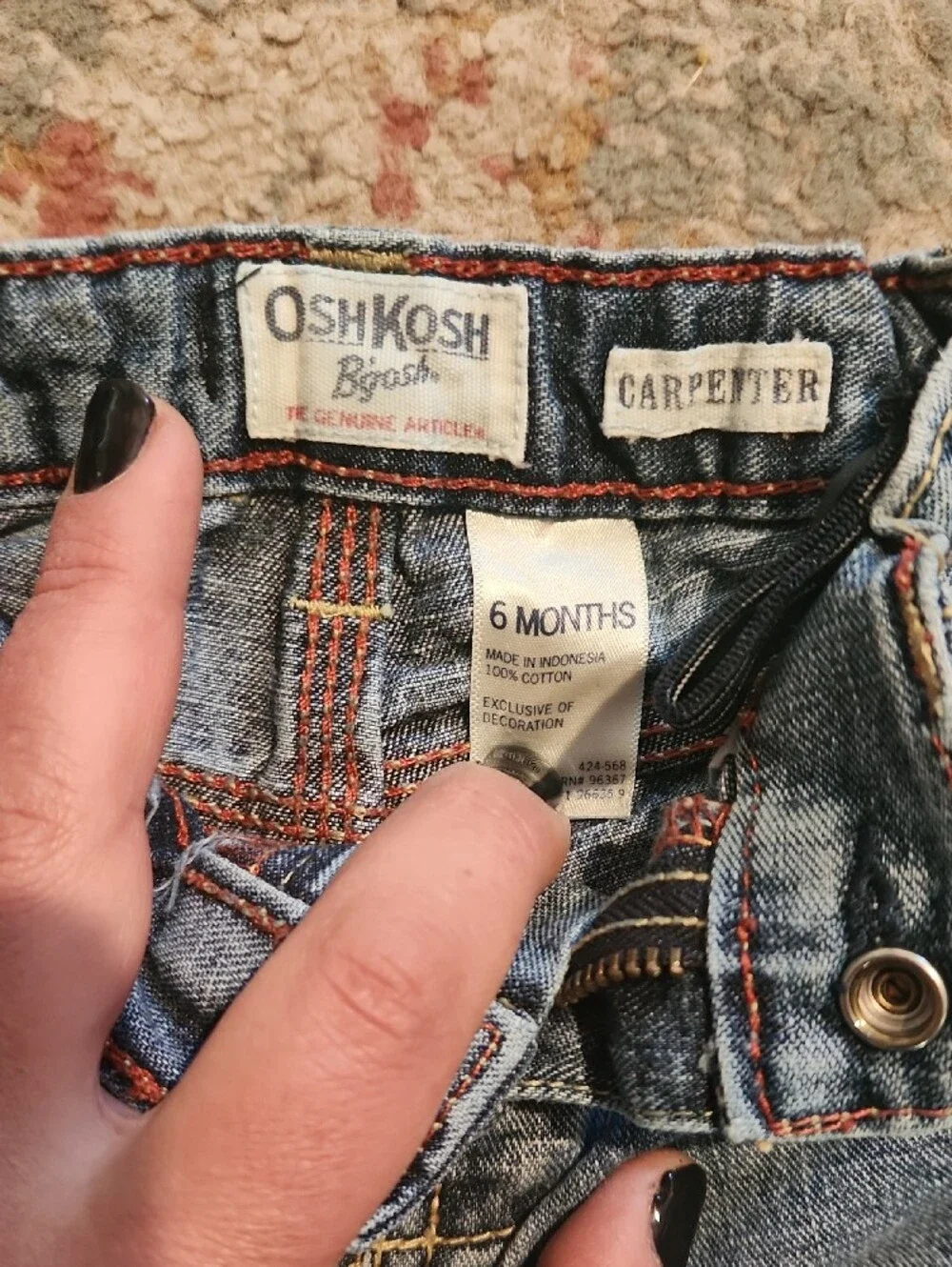 OshKosh B'gosh Light Wash Kids Denim Jeans